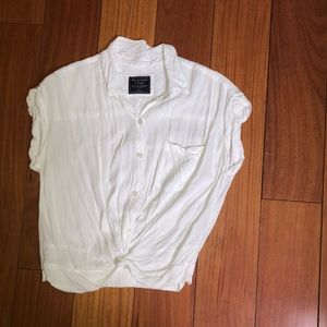 White Tie Knot Button Down